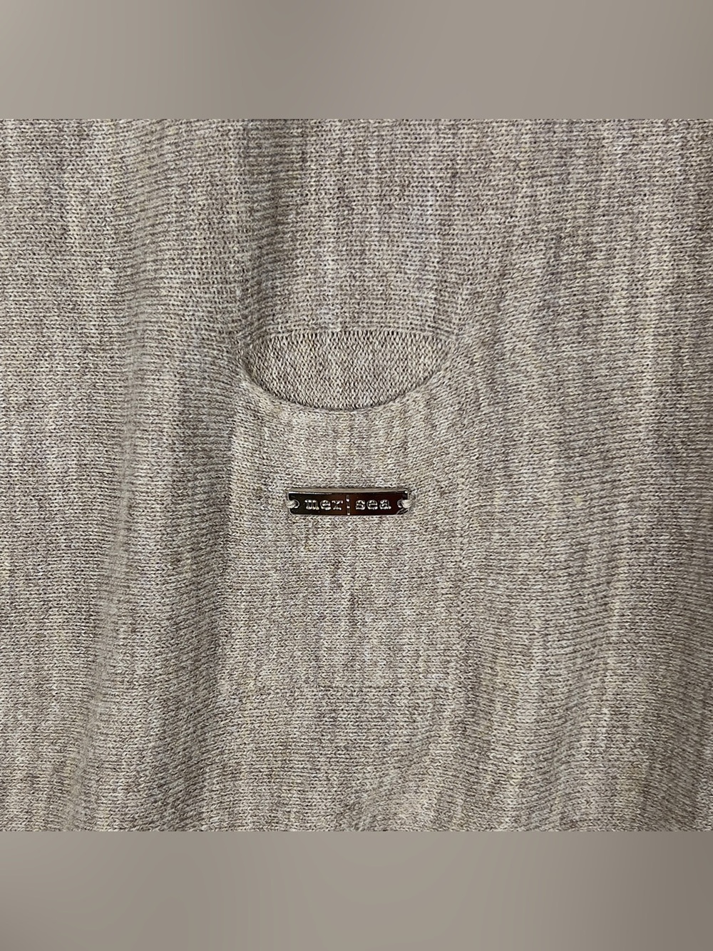 Mersea Catalina Travel Sweater Women's One Size Driftwood Oversized Lightweight - Picture 4 of 7